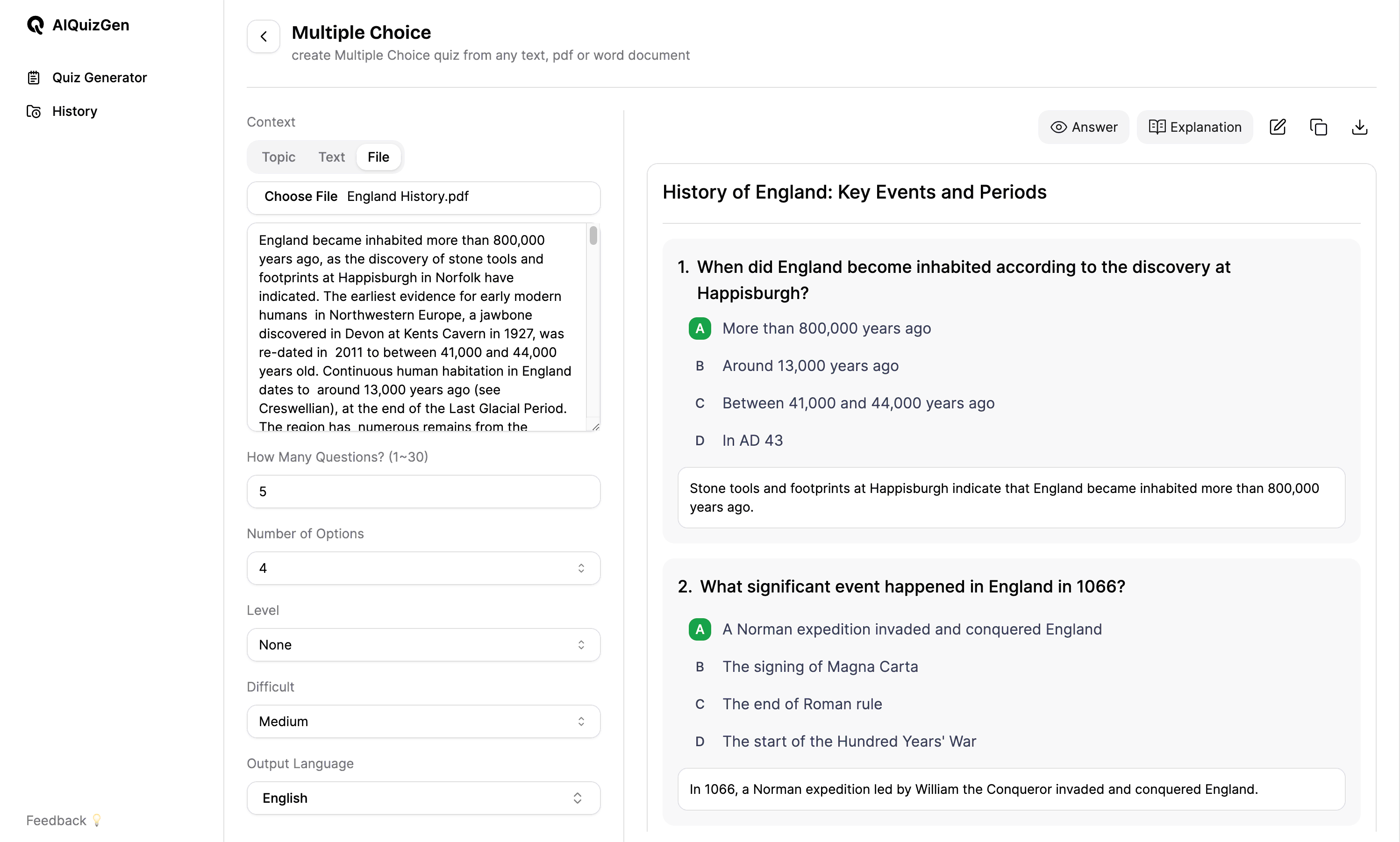 Transform Your Assessments with Our AI MCQ generator