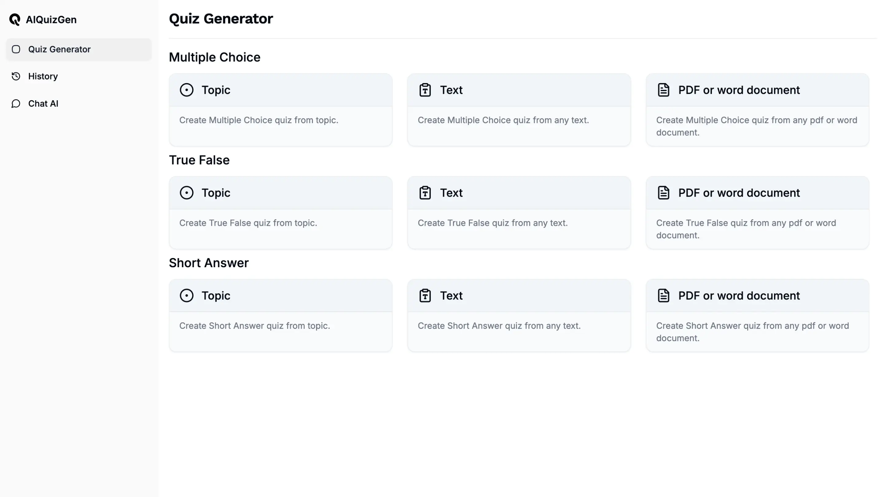 Transform Your Assessments with Our AI Quiz Generator