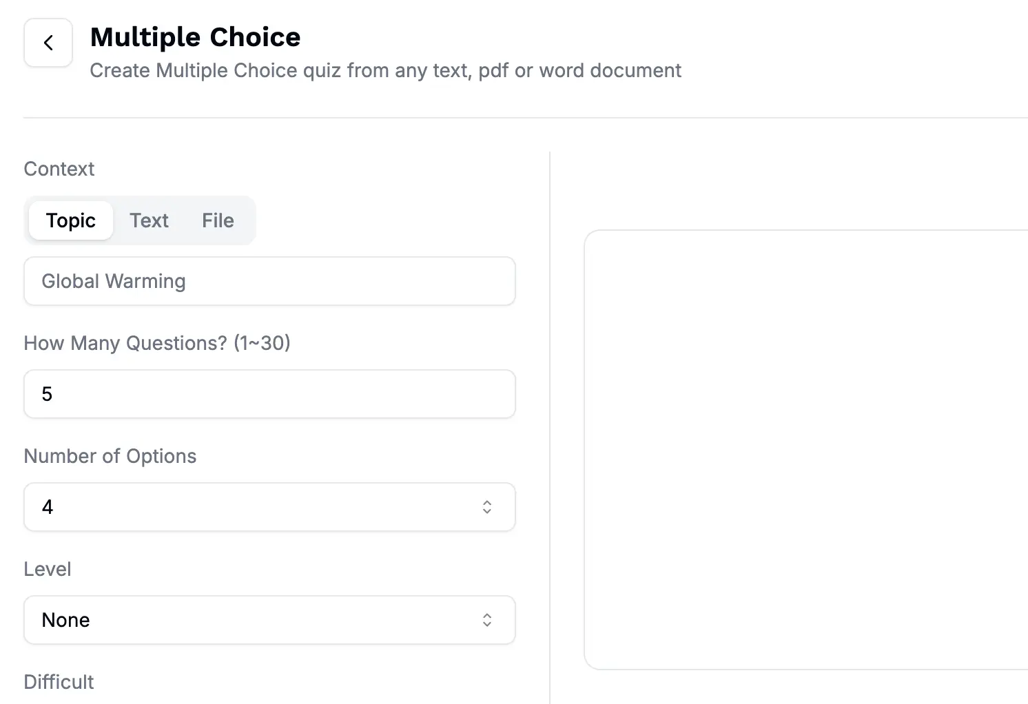 Multiple Input Sources